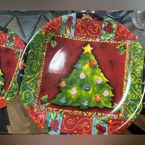 Christmas 🎄 holiday Dinner 🍽️ Plates